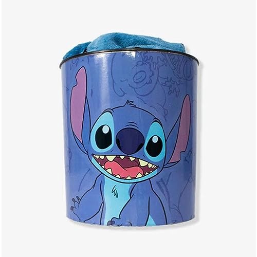 Kit Manta + Balde Pipoca DISNEY STITCH - Zona Criativa