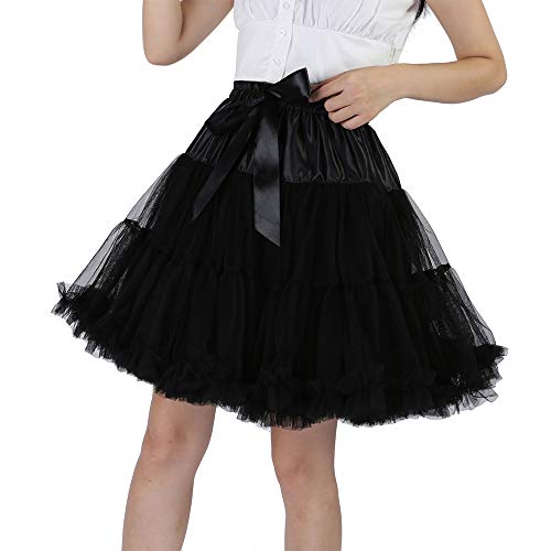 Image of Tutu Skirt as Well as Petticoat above Knee Underskirt Tulle Crinoline slip