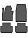 Produktbild Gummimatten Fußmatten 1.5 cm Rand kompatibel mit Hyundai ix35 (Bj. 2009-2016) ideal angepasst 4 -Teile EIN Set