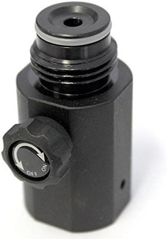 Paintball On/Off Preset Valve Adapter - Black