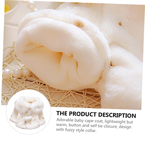 Cape Cape Cape Clothes Cape Warm Coat Outwear Cape Coat Fur Cloak Childrens Coats Coat Winter Thicken4