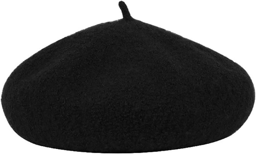 Hat Women's Autumn Winter Korean Japanese Bud Strong Shrink Wool Casual Mushroom Solid Color Beret