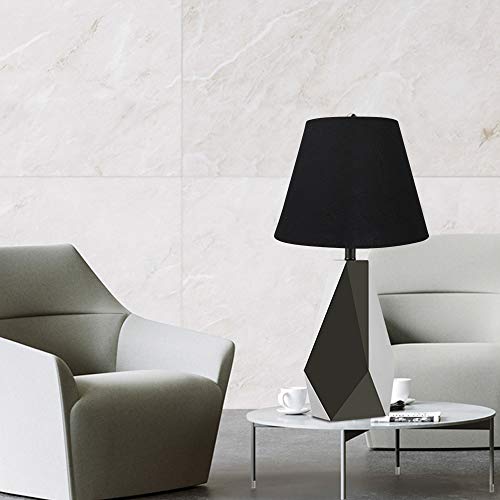 Alucset Small Lamp Shade, Barrel Fabric Lampshade For Table Lamp And Floor Light, 6X10X7.5 Inch, Natural Linen Hand Crafted, Spider (Black/Gold) #TOP5