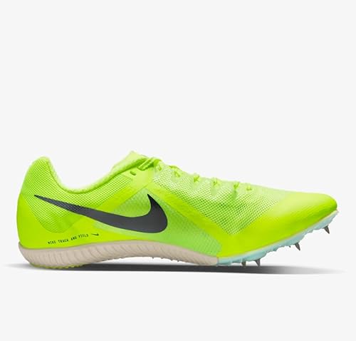Nike Tênis masculino Zoom Rival Multi Track & Field Multi-Event Spikes, Volt/espuma de menta/leite d