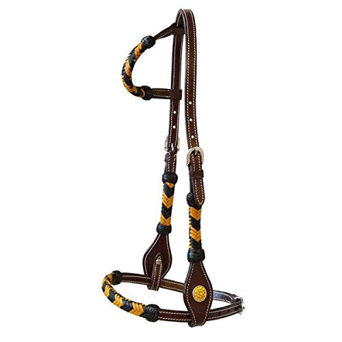 German Riding Einohrzaum Braided Elegance