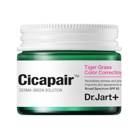 Dr.Jart+ Cicapair Tiger Grass Color Correcting Treatment SPF 30 | cc cream | Korean Skin Care, 0.5 Fl Oz Cover