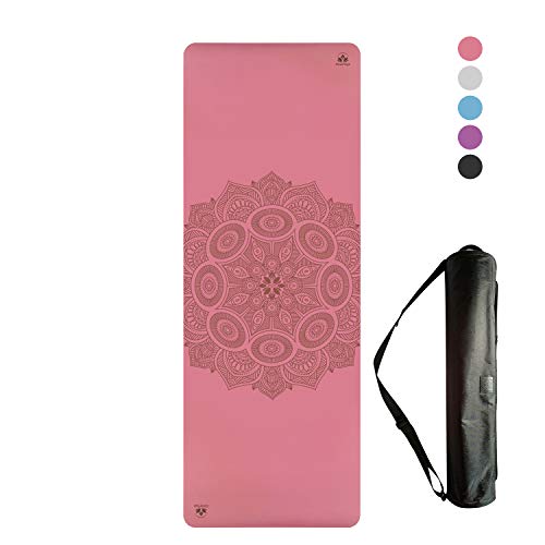 Clever Yoga Premium LiquidBalance Mat Eco and Body Friendly Sweat Grip Non-Slip