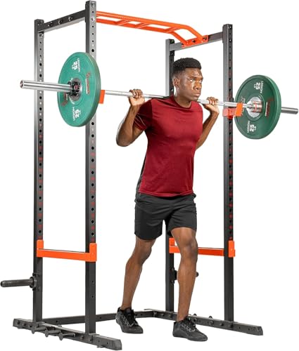 Sunny Health & Fitness Power Zone Squat Rack, extrem langlebiger Kraftkäfig für das Heim-Fitnessstudio mit abgewinkelter Klimmzugstange, J-Haken, 455 kg Gewichtskapazität - SF-XF9925 Sunny Health & Fitness Power Zone Squat Rack, extrem langlebiger Kraftkäfig für das Heim-Fitnessstudio mit abgewinkelter Klimmzugstange, J-Haken, 455 kg Gewichtskapazität - SF-XF9925