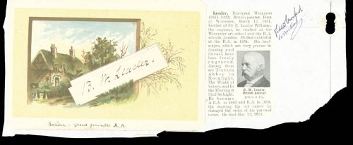 Benjamin W. Leader - Signature