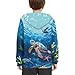 Xnshcedy Sweatshirts for Boys Hoodies Size 6-7 Cool Turtle Sweatshirt Fashion Outfits for Kids Ocean Shirt Graphic Hoodie with Pocket Kids Everyday Wear Casual Daily