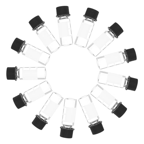 Hohopeti 100pcs Chromatography Containers Acid Neutral Alkaline Ph Resistant Sample Vials for School