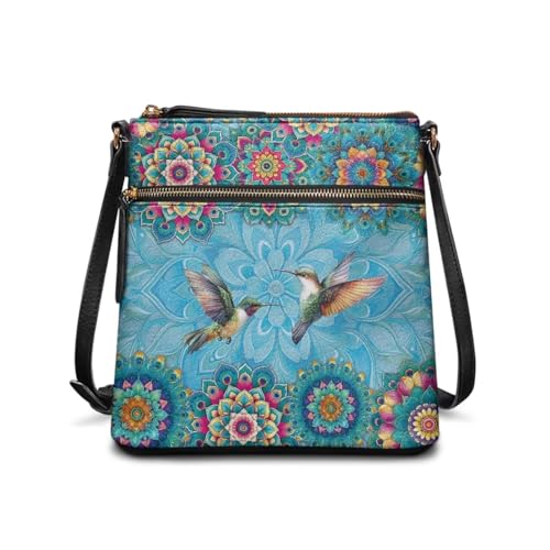 HUGS IDEA Crossbody Purse for Women,Lightweight Crossbody Bag Soft Leather Women's Shoulder Handbags