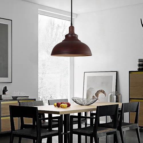 Lustre industriel rétro suspension réglable pour éclairer table - 3