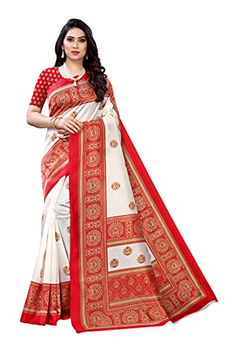 Image of Yashika Women's Sarees Women's Combo Art Silk Printed Saree With Unstitched Blouse Piece |saree for Women | saree combo | New Sari | Saree Pack Of 3