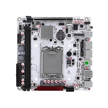 SJRC Q670 LGA 1700 NAS Motherboard 8 Bay, 8 x SATA3.0 Mini ITX Mainboard with 3 x M.2 NVMe PCIe4.0 x4, i226-LM 2.5GbE LAN Board DDR5 with PCIe5.0 x16, Barebone NO RAM/SSD/System