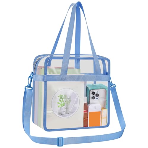 UEASE Clear Bag for Stadium Events 12×6×12 Clear Tote Bag