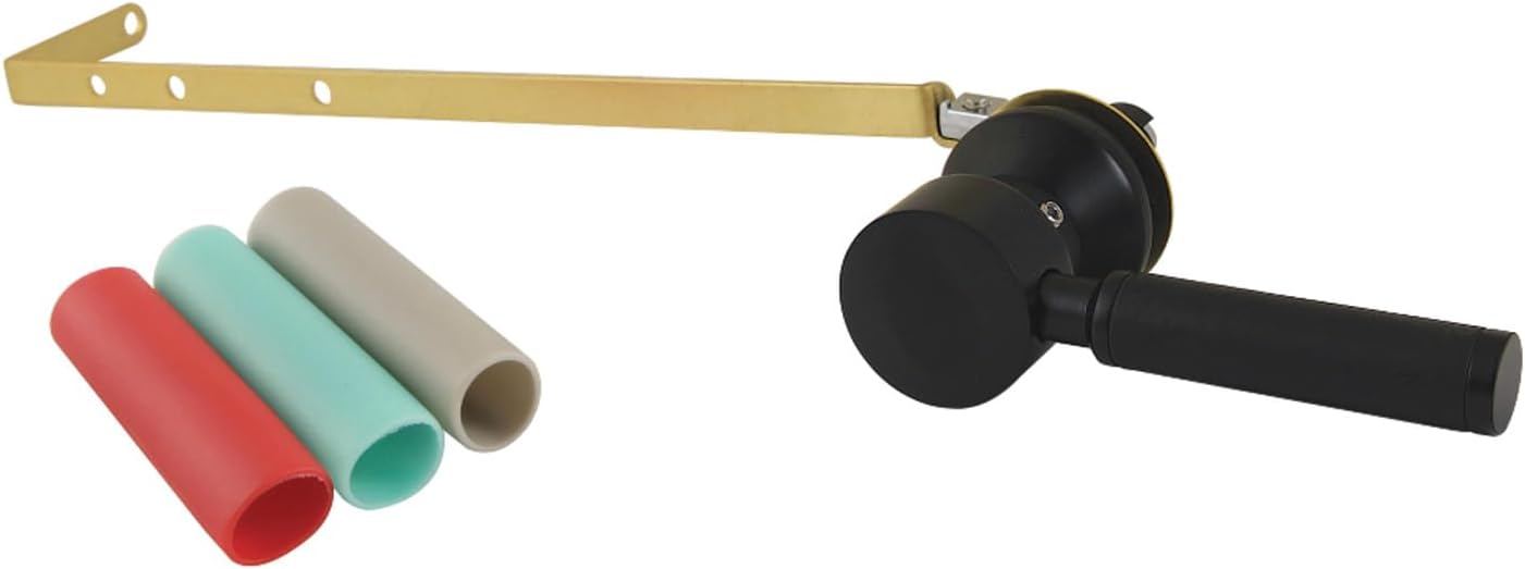 Kingston Brass KTDKLD0 Kaiser Universal Front or Side Mount Toilet Tank Lever, Matte Black