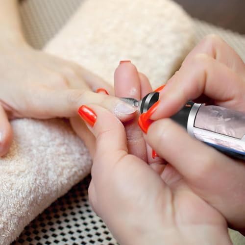 Molinillo de uñas para humanos inalámbrico recargable con cabezales de limado intercambiables 3