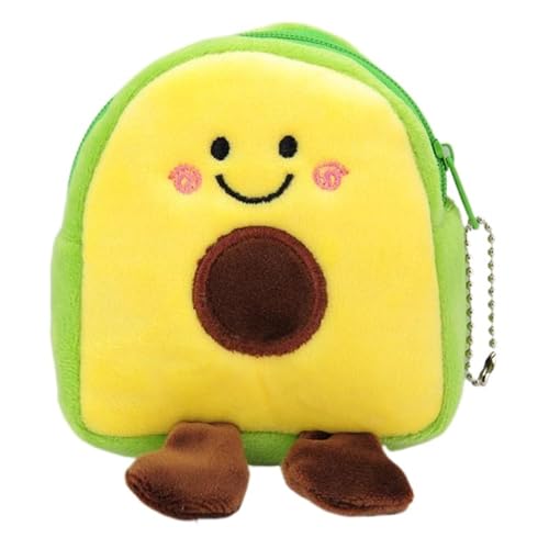 Avocado Fruit School Bag Shape Coin Purse Lipstick Bag Data Cable Bag Coin Bag