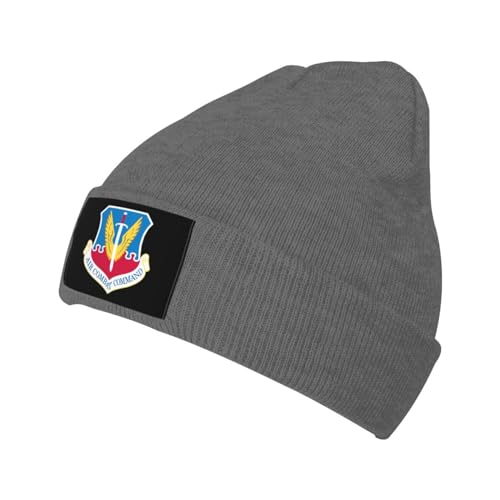 KOSPOGO Acc Shield Beanie Hat for Men Women Skull Cap Winter Warm Knit Hats Acrylic Beanies Deep Heather