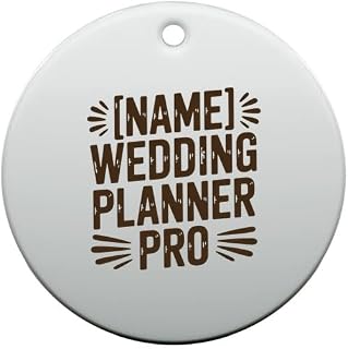 Personalized Job Title Ornament Career Professional Work Family Wedding Planner PRO Name_Print