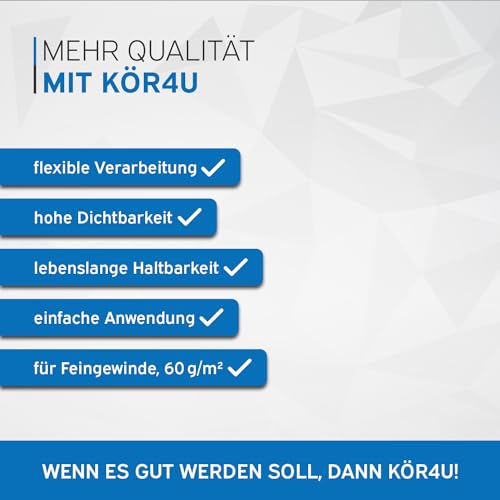 kör4u 10x Teflonband DVGW für Gas und Wasser PTFE Band Dichtband Gewindedichtband