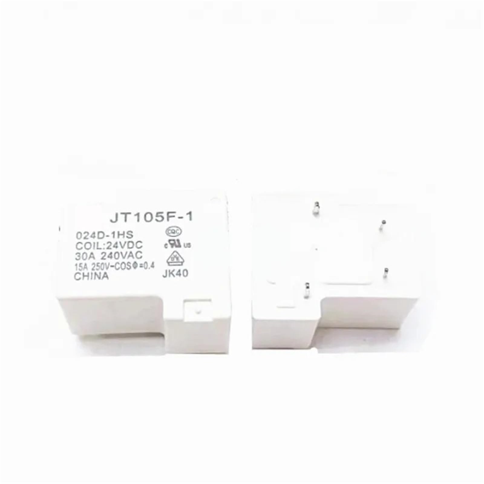 Relé JT105F 1 024D 1HS para solucionar fallos de encendido en maquinaria pesada 24V