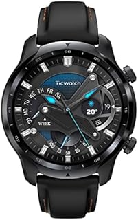 Ticwatch Pro 3 LTE Smartwatch, Wear OS von Google, Qualcomm Snapdragon Wear 4100-Plattform, Herzfrequenz-Schlaftracking und NFC, IP68 Schwimmbereit, Lange Batterielebensdauer, Nur Vodafone