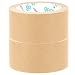 Sewroro 2pcs Writable Kraft Paper Tape Self-Adhesive Multi-Function Sealing Tape for Packaging Shipping Sealing Material