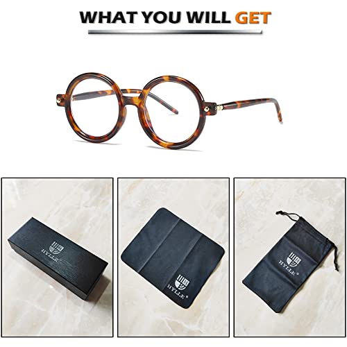 Image of HYLLE Retro Flip-Up Round Goggles Seampunk Sunglasses for Men Women 90s Style