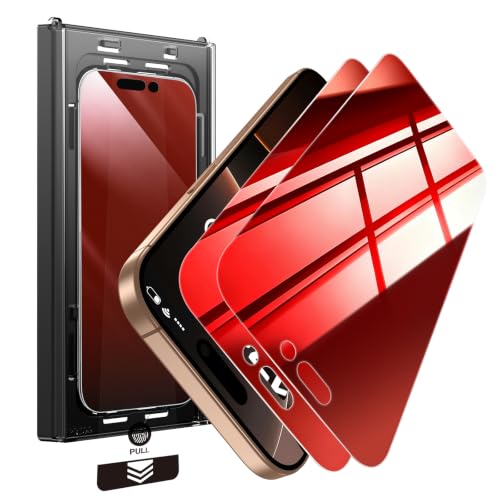 PandaShield 2-Pack for iPhone 16 Pro Colored Privacy Screen Protector