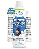 Liposomal Glutathione Liquid by Core Med Science - Pure Reduced Glutathione Setria® 500mg/dose, 30 doses - Liver Detox, Brain Function - Vegan Soy-Free Non-GMO, Citrus Flavored
