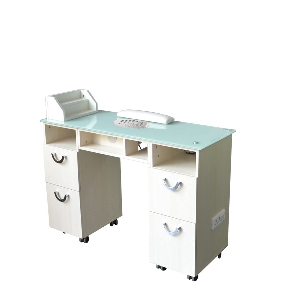 CRETA Tavolo Manicure Professionale Ricostruzione Unghie Bianco