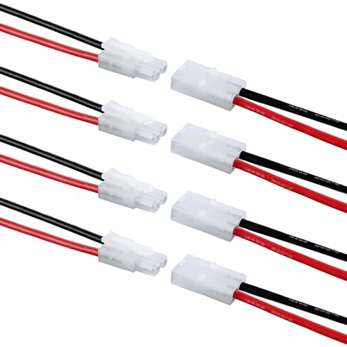 RPTCOTU 4Pairs Tamiya Plug Connector 2pin Tamiya...