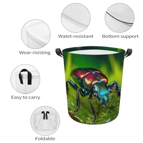 Panier à linge pliable imperméable anti-humidité pour bain - 5