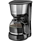 Bomann KA 1580 CB Filterkaffeemaschine, freistehend, Schwarz, aus Edelstahl und Kunststoff