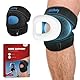 MitButy Kniebandage für Männer & Damen – Verstellbare Bandage Knie mit offener Patella & Integrierte Gel-Polster – Kniegelenkbandage zum Laufen, Gehen, Fitness, bei Gelenkbeschwerden– Kniemanschette