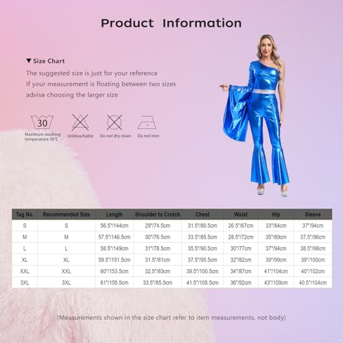 Combinaison retro 70s femme pour dissimuler les complexes en soiree