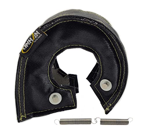SWI Parts T3 Fiberglass Turbo Shield Turbo Blanket High Temperature (Black)