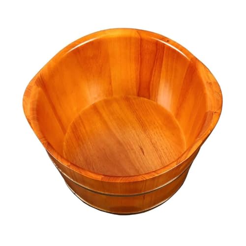 Cubeta de baño para pies de roble hecha a mano