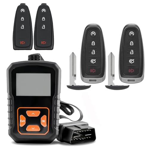 2PCS Key Fob FOBIK Replacement Remote Start Key Kit for