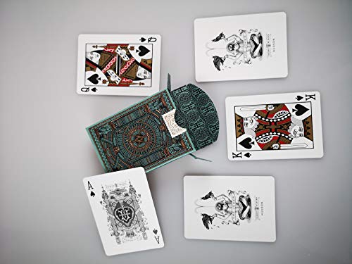 Sonderedition | Hudson Premium Playing Cards, Atemberaubende Pokerkarten, Top Haptik und Finish, Kartendeck + Bonus Profi Keramik Poker-Chip Gratis| Premium | Sammler Collectors | Casino – Bild 4