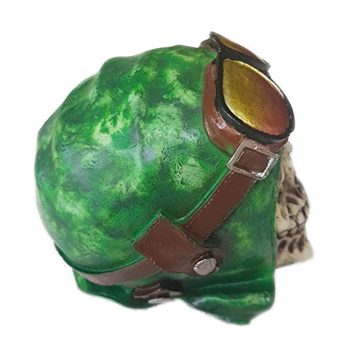 Crânio Caveira Aviador Militar Capacete Camuflado Exército