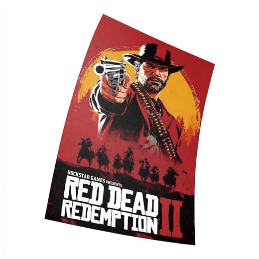 Red Dead Redemption II - Poster artistico decorativo senza cornice, misura 11" x 17" (28 x 43 cm)