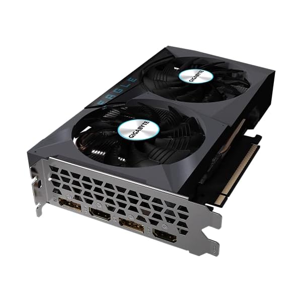Gigabyte GeForce RTX 3050 Eagle 8GB Grafikkarte GV-N3050EAGLE-8GD, Schwarz – Bild 5