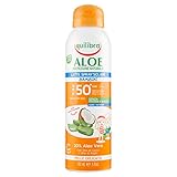 equilibra Solari Spray Solaire pour Enfants SPF 50+ Lait Solaire pour Enfants avec Aloe Vera, Huile de Coco et d'Argan, Vitamine E, Protège des coups de soleil et des érythèmes, Imperméable 150 ml