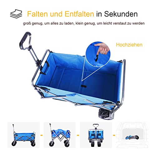 Carrello pieghevole da spiaggia, pieghevole, da