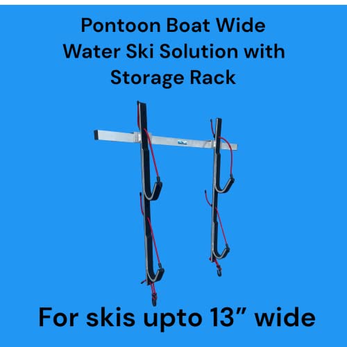 PONTOON BOAT SOLUTIONS, Pontoon Boat Wide Ski Solution with Storage Rack