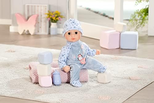 Baby Annabell Little Alexander 36cm soft bodied doll with Bottle for pretend feeding - Suitable for children aged 1+ years - Perfect doll for toddlers - Includes Doll, Bottle and Outfit