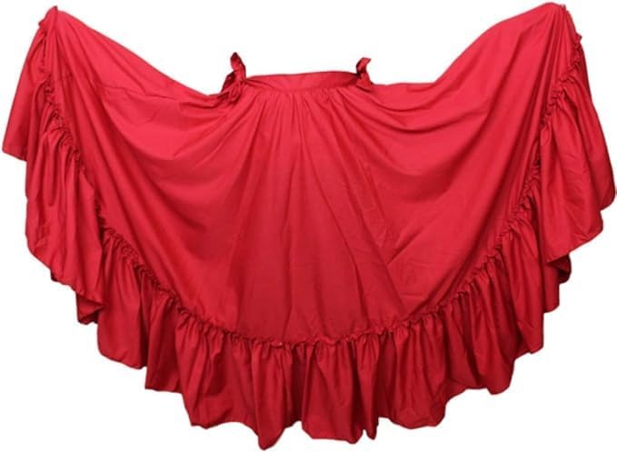Skirt Folkloric, Falda de Ensayo, Folkloric Womens and Girls Jarabe Ta Patio Falda de Bailar Mexicana, folklorico Dress